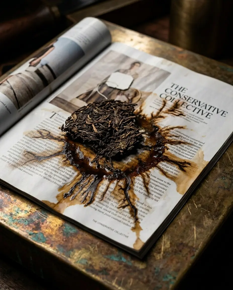 Spread across the page. Nothing printed underneath survives.